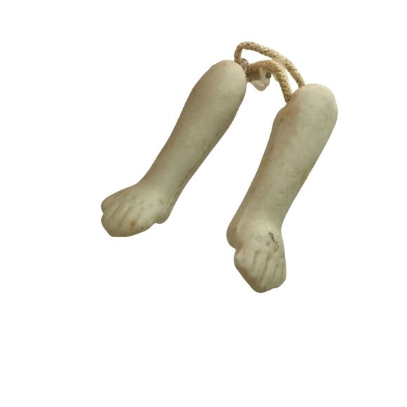 Antique Bisque Kewpie Doll (2) Jointed Arms Crocheted Dress Made In Japan 4 " - Picture 9 of 16